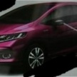 Honda Jazz facelift terkini dari imej brosur Jepun