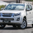 Isuzu D-Max updated for 2018 – navigation, leather, sliding cargo tray; priced from RM85,671 to RM130,354