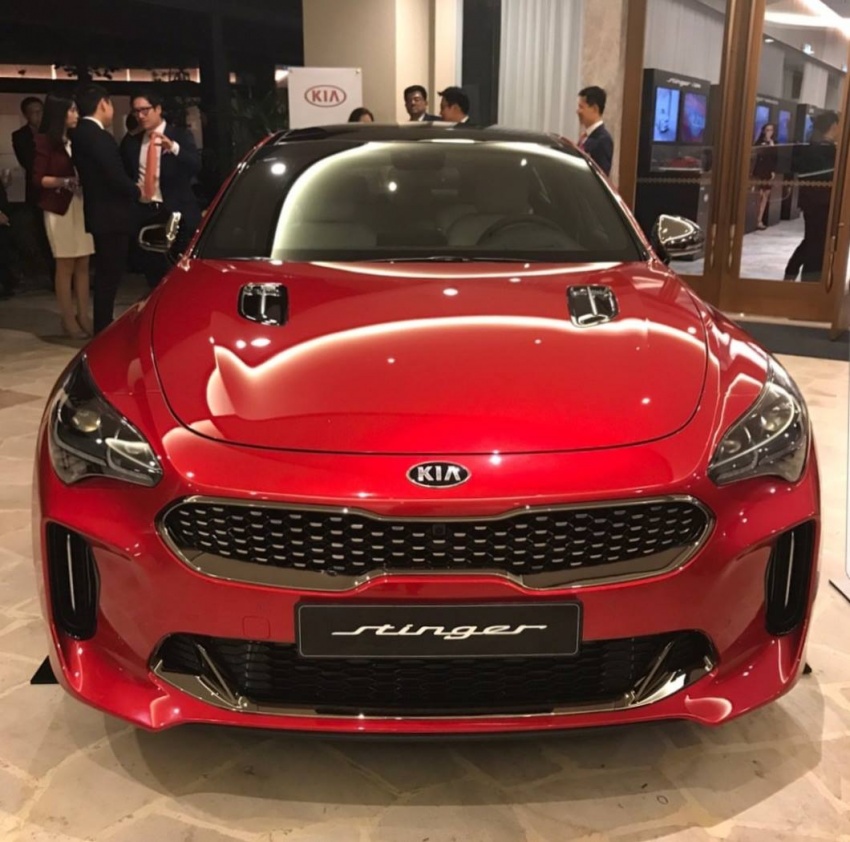 Kia Stinger displayed at distributor meet in Malaysia 657715