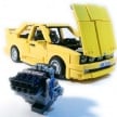 Crafting the classic E30 BMW M3 with Lego blocks