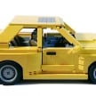 Crafting the classic E30 BMW M3 with Lego blocks