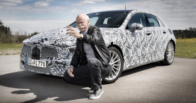 Mercedes-Benz A-Class 2018 ditayang dalam LinkedIn