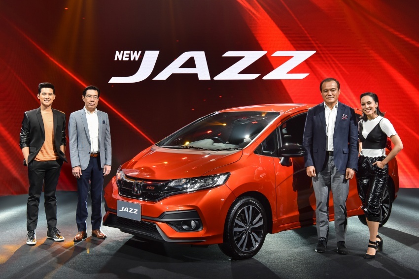 Honda Jazz <em>facelift</em> dilancarkan di Thailand – lima varian ditawarkan, harga bermula dari RM70k 660409