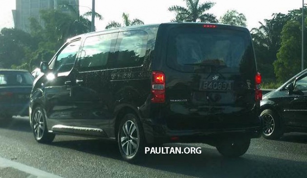 SPIED: Peugeot Traveller spotted on Malaysian roads