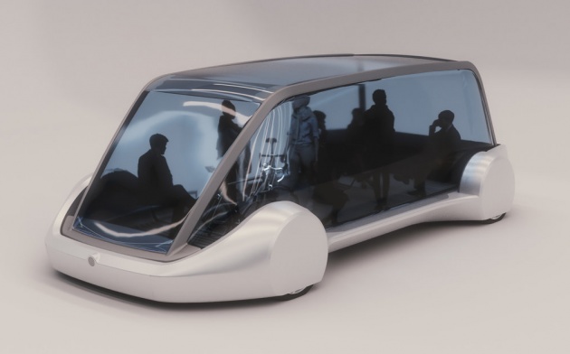 The Boring Company milik Elon Musk dedah bas elektrik yang akan digunakan dalam terowongnya