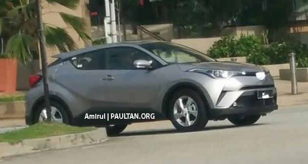 SPYSHOT: Toyota C-HR dilihat di atas jalan Malaysia