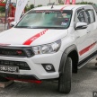 Toyota Hilux kini hadir dengan aerokit TRD, RM4,800