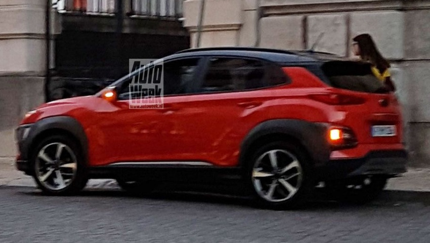 Hyundai Kona spotted undisguised with funky looks 657643