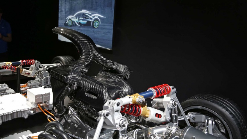 Hypercar Mercedes-AMG Project One – gabung enjin F1 sebenar dan empat motor elektrik, 1000 hp, AWD 665391