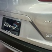 2017 Honda CR-V 1.5 VTEC Turbo previewed in M’sia