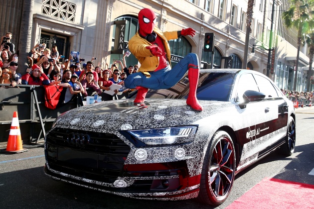 2018 Audi A8 at <em>Spider-Man: Homecoming</em> premiere
