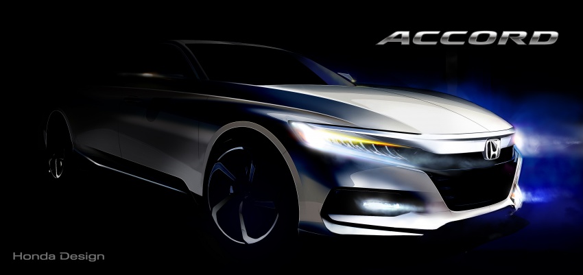 2018 Honda Accord sketch released, July 14 debut 674580