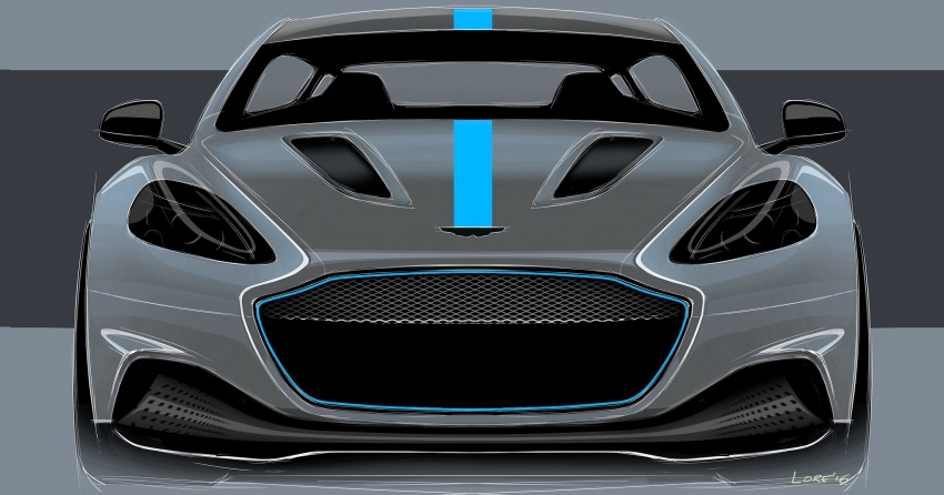 Aston Martin RapidE – model pertama EV jenama ini, diproduksi dengan jumlah terhad mulai 2019 677367