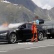 SPYSHOT: Prototaip Audi A7 2019 terbakar dalam ujian