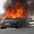 SPYSHOT: Prototaip Audi A7 2019 terbakar dalam ujian