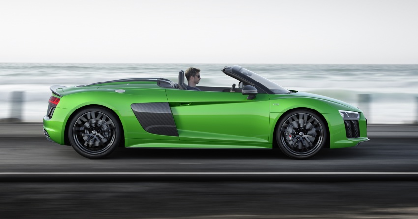 Audi R8 Spyder V10 plus debuts with 610 hp, 560 Nm 672573