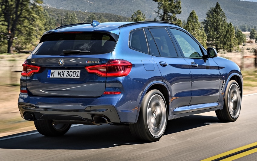 BMW X3 G01 didedahkan – barisan enjin dan teknologi baharu yang ditawarkan, serta model prestasi M40i 677214