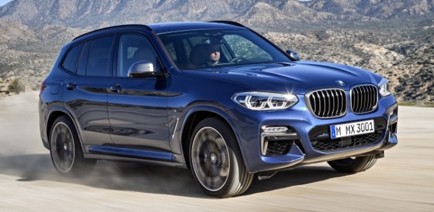 BMW X3 G01 didedahkan – barisan enjin dan teknologi baharu yang ditawarkan, serta model prestasi M40i