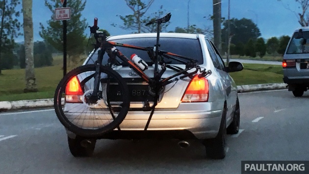 Guna rak basikal belakang kenderaan salah, kenapa?