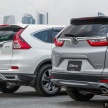 GALERI: Perbandingan Honda CR-V 1.5 VTEC Turbo generasi baharu dan 2.4 DOHC i-VTEC generasi lama