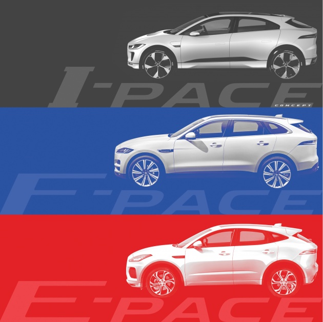 Jaguar E-Pace officially teased, debuts on July 13