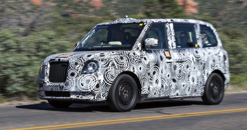 London Taxi Company TX5 undergoes desert testing 667873