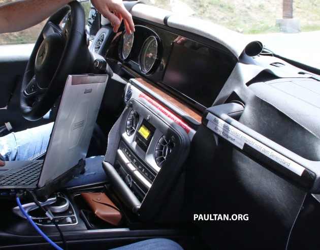 SPYSHOTS: Next Mercedes-AMG G 63 – interior seen