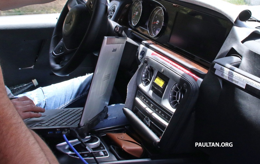 SPYSHOTS: Next Mercedes-AMG G 63 – interior seen 672249