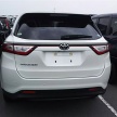 Toyota Harrier facelift spotted undisguised in Japan
