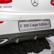 Mercedes-Benz E-Class Coupe kini dilancarkan di Malaysia – tiga varian, harga dari RM436k