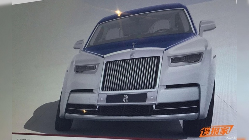 2018 Rolls-Royce Phantom revealed in leaked images 685474