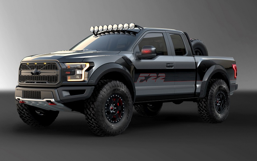 Ford F-150 Raptor one-off inspired by F-22 Raptor 679610