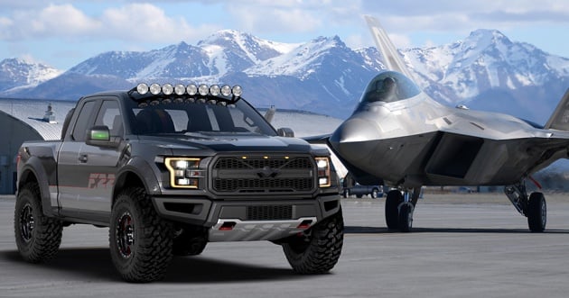 Ford F-150 Raptor one-off inspired by F-22 Raptor