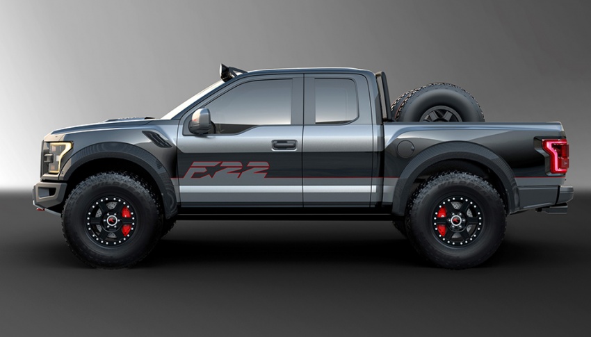 Ford F-150 Raptor one-off inspired by F-22 Raptor 679615