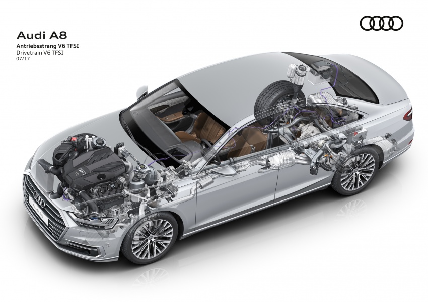 2018 Audi A8 unveiled – new tech, standard mild hybrid system, world-first Level 3 autonomous driving 681551
