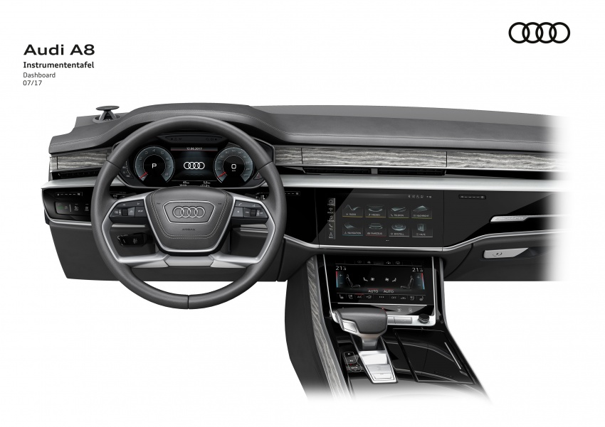 2018 Audi A8 unveiled – new tech, standard mild hybrid system, world-first Level 3 autonomous driving 681572