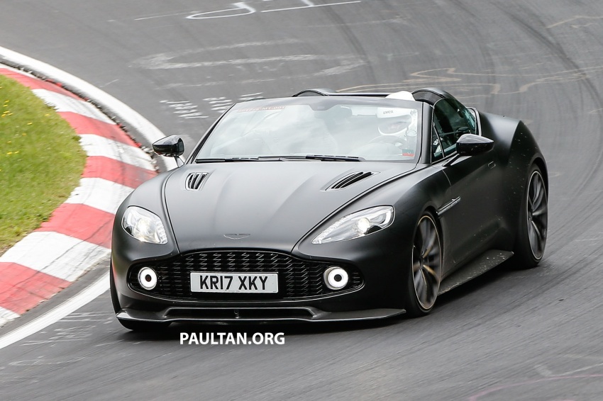 SPIED: Aston Martin Vanquish Zagato Volante and Vanquish Zagato Speedster take to the track for tests 689588