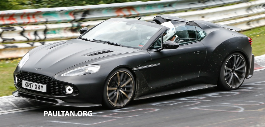 SPIED: Aston Martin Vanquish Zagato Volante and Vanquish Zagato Speedster take to the track for tests 689590