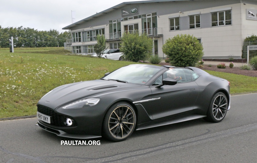 SPIED: Aston Martin Vanquish Zagato Volante and Vanquish Zagato Speedster take to the track for tests 689569