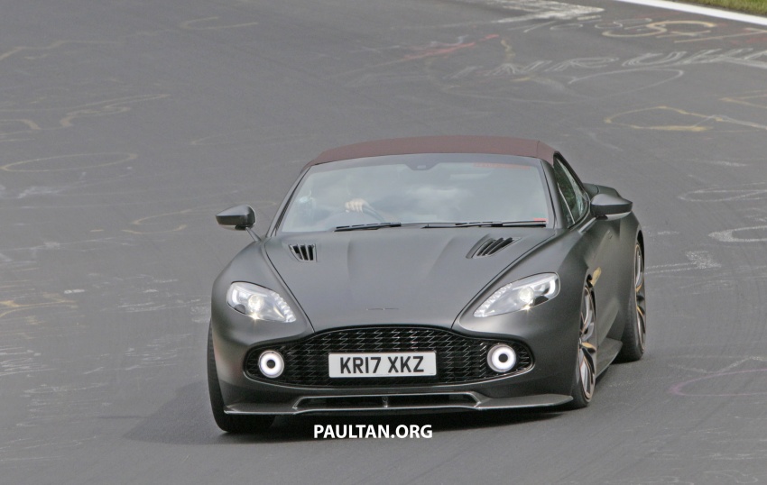 SPIED: Aston Martin Vanquish Zagato Volante and Vanquish Zagato Speedster take to the track for tests 689607