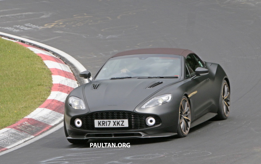 SPIED: Aston Martin Vanquish Zagato Volante and Vanquish Zagato Speedster take to the track for tests 689610