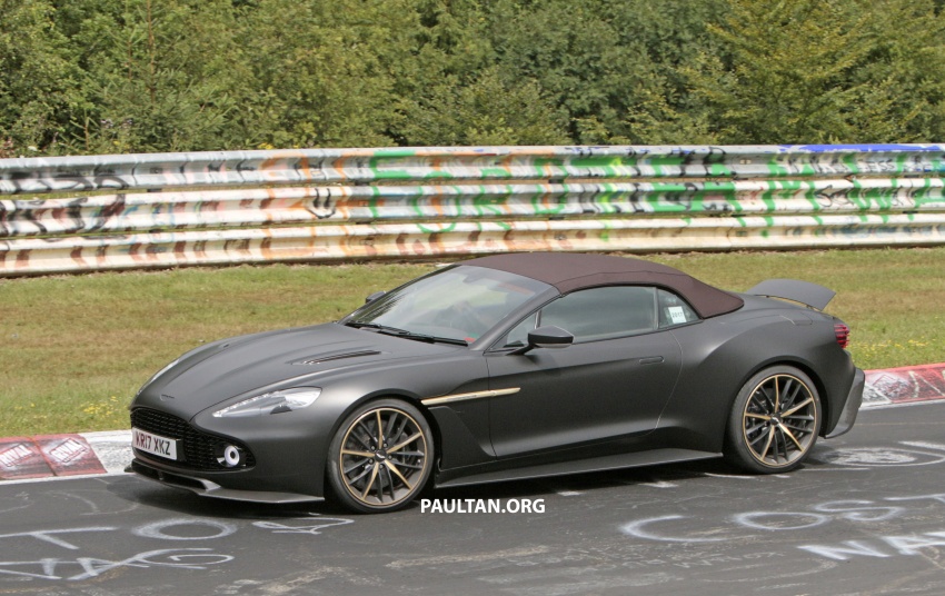 SPIED: Aston Martin Vanquish Zagato Volante and Vanquish Zagato Speedster take to the track for tests 689618