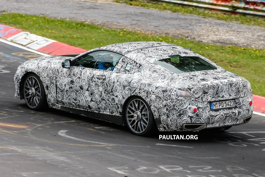 SPIED: BMW 8 Series goes testing on the Nurburgring 689182