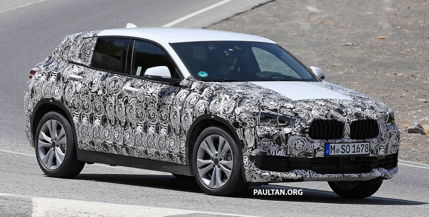 SPYSHOTS: BMW X2 shows more details, incl interior 684857