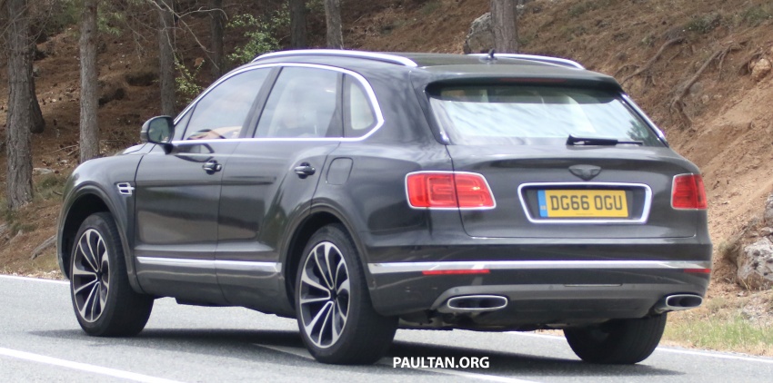 SPYSHOTS: Bentley Bentayga plug-in hybrid on test 680942