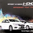 Honda City Hybrid officially launched in Malaysia – RM89,200, slots under top-spec V in price and kit