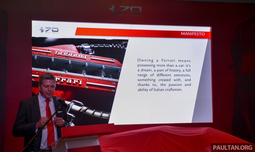 Ferrari 70th anniversary celebrations launched in Malaysia – LaFerrari Aperta makes first local debut 686201