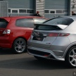 GALLERY: Honda Civic Type R – FWD King of the Ring meets past hatchback masters EP3, FN2 and FK2