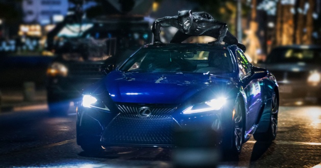 Lexus LC 500 to be showcased in <em>Black Panther</em> movie