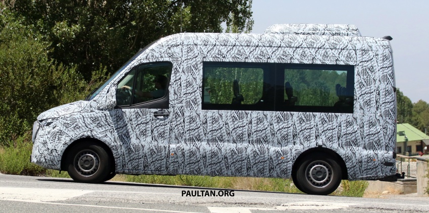 SPYSHOTS: 2018 Mercedes-Benz Sprinter van spotted, full-electric variants set to be operational by 2020 684770